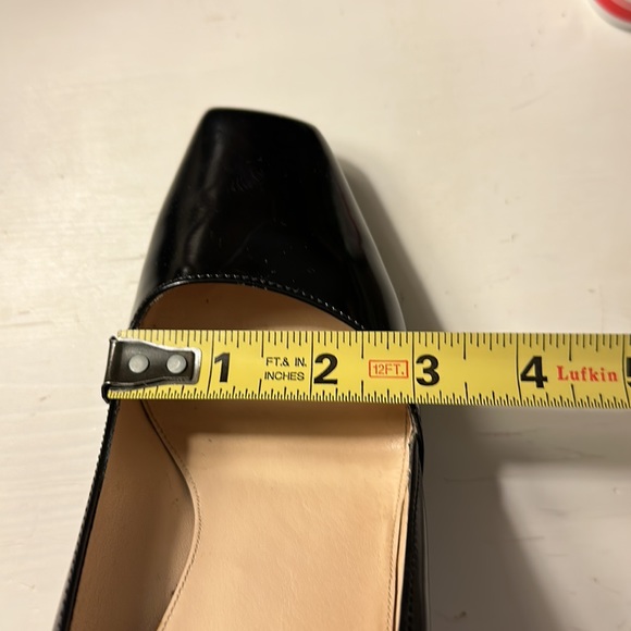 Black, Size 8 asymmetrical square toes Prada pumps - Picture 14 of 15